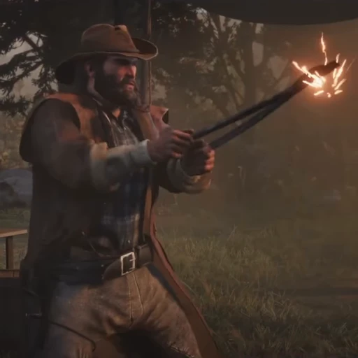 🏕 Стикер «RDR2» для Telegram