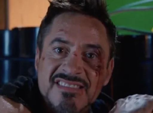 😬 Стикер «Robert Downey Jr.» для Telegram
