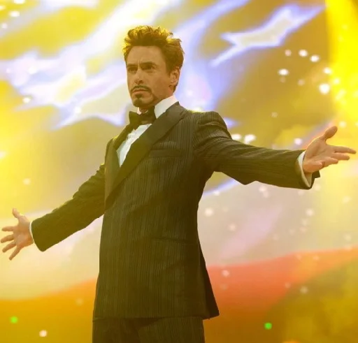 😎 Стикер «Robert Downey Jr.» для Telegram