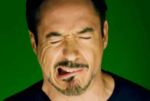 😖 Стикер «Robert Downey Jr.» для Telegram