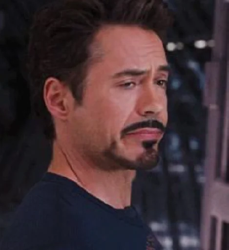 😒 Стикер «Robert Downey Jr.» для Telegram
