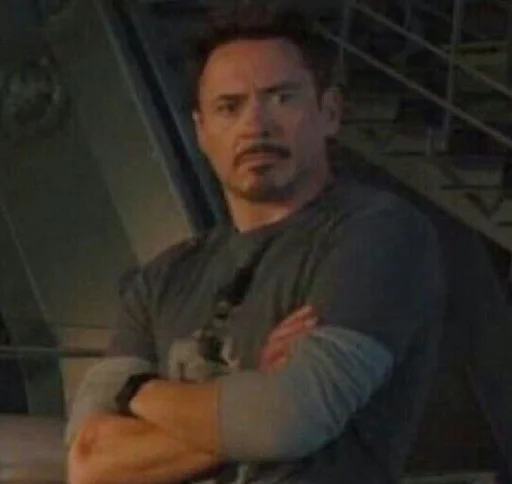 😐 Стикер «Robert Downey Jr.» для Telegram