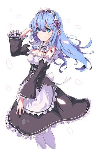 😊 Стикер «Rem из ReZero» для Telegram