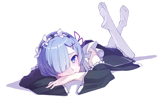 😴 Стикер «Rem из ReZero» для Telegram