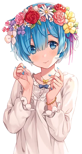 😊 Стикер «Rem из ReZero» для Telegram