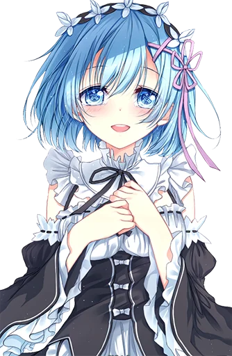 ☺️ Стикер «Rem из ReZero» для Telegram