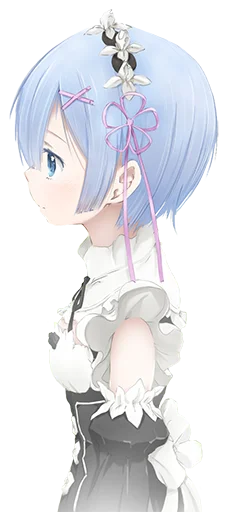 😔 Стикер «Rem из ReZero» для Telegram