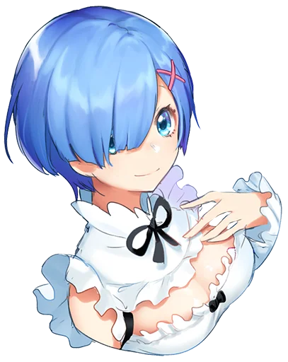 🙂 Стикер «Rem из ReZero» для Telegram