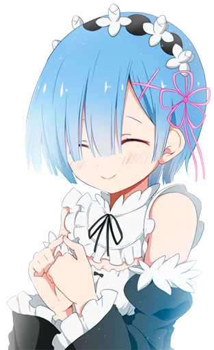 ☺️ Стикер «Rem из ReZero» для Telegram