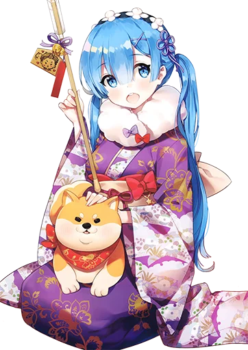😃 Стикер «Rem из ReZero» для Telegram