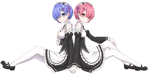 🙂 Стикер «Rem из ReZero» для Telegram