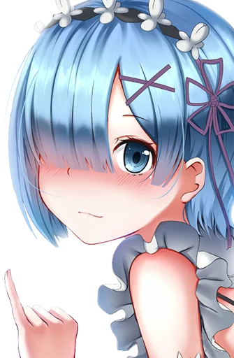 ☺️ Стикер «Rem из ReZero» для Telegram