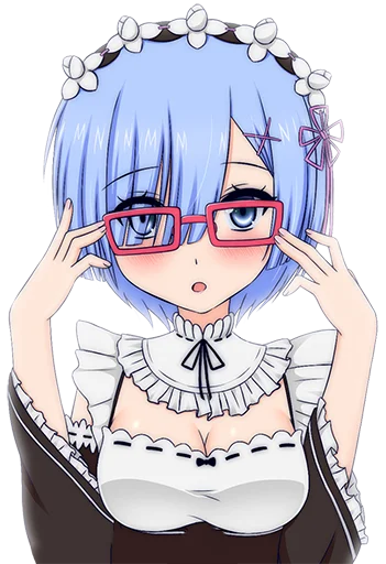 🤓 Стикер «Rem из ReZero» для Telegram