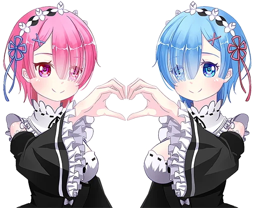 😊 Стикер «Rem из ReZero» для Telegram