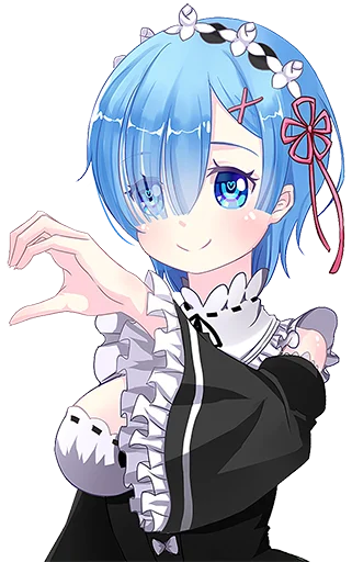 😊 Стикер «Rem из ReZero» для Telegram