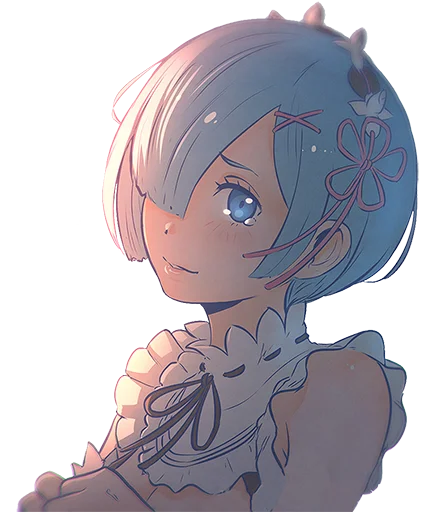 ☺️ Стикер «Rem из ReZero» для Telegram