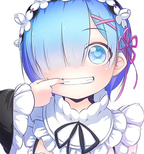 😁 Стикер «Rem из ReZero» для Telegram