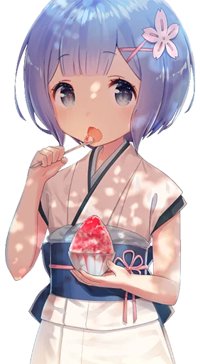 😋 Стикер «Rem из ReZero» для Telegram