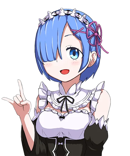 😀 Стикер «Rem из ReZero» для Telegram