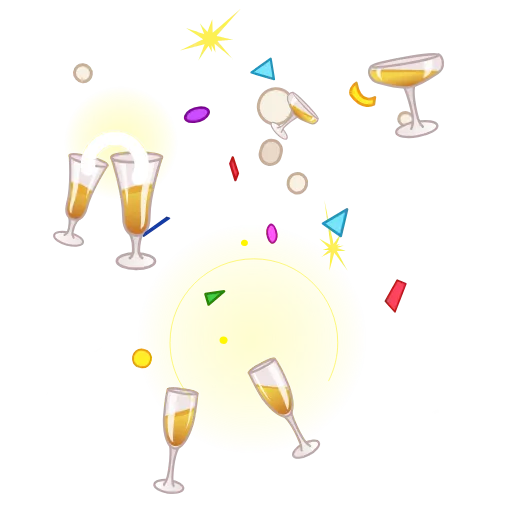 🍾 Эмодзи «Reaction» для Telegram