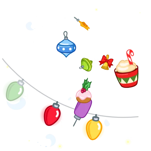 🎄 Эмодзи «Reaction» для Telegram