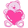 Стикер 46 Pink icons