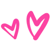 Стикер 16 Pink icons