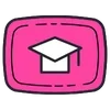 Стикер 61 Pink icons