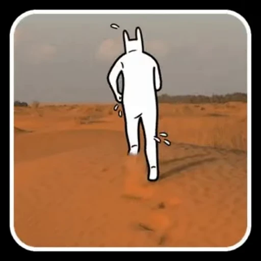 🏃‍♂ Стикер «Realistic Rabbit» для Telegram