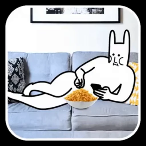 🥜 Стикер «Realistic Rabbit» для Telegram