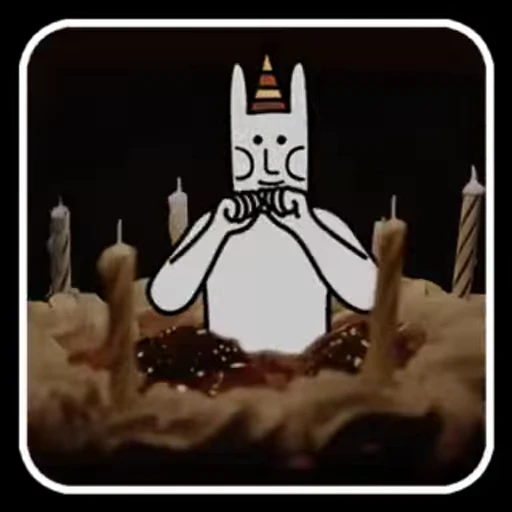 🎂 Стикер «Realistic Rabbit» для Telegram
