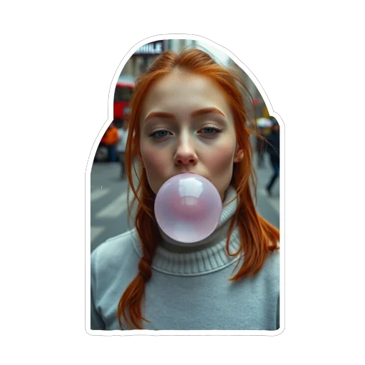 😎 Стикер «Real life» для Telegram