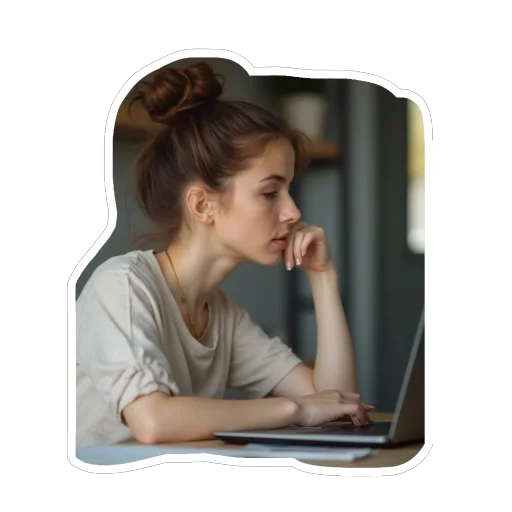 💻 Стикер «Real life» для Telegram