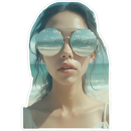 😎 Стикер «Real life» для Telegram