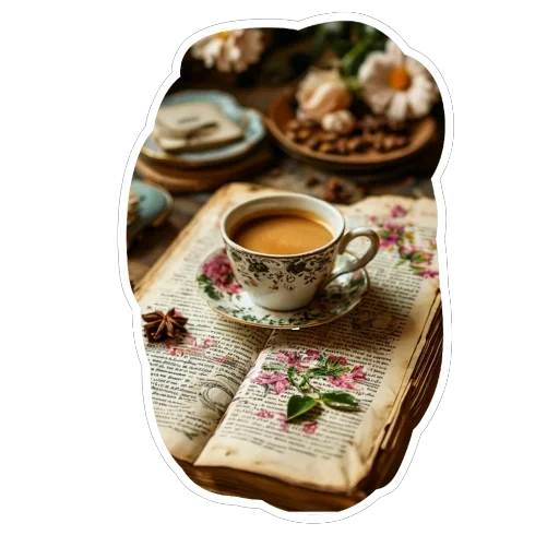 ☕️ Стикер «Real life» для Telegram