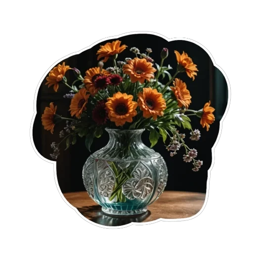 💐 Стикер «Real life» для Telegram