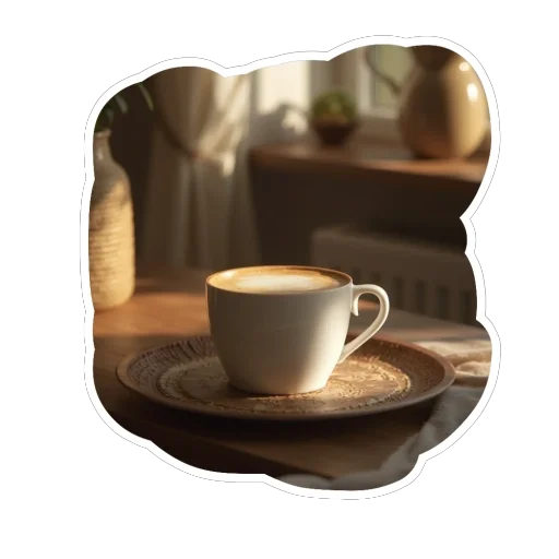 ☕️ Стикер «Real life» для Telegram