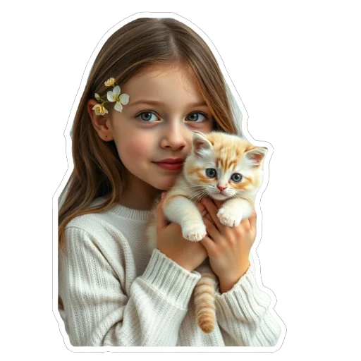 🐱 Стикер «Real life» для Telegram