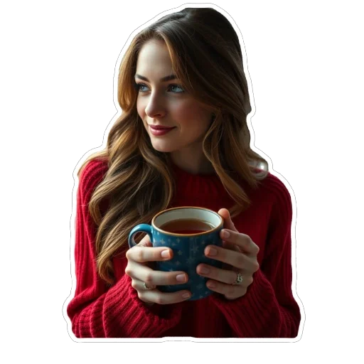 ☕️ Стикер «Real life» для Telegram