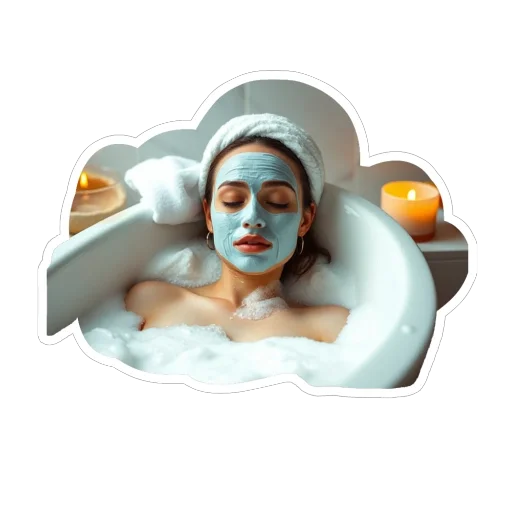 🛁 Стикер «Real life» для Telegram