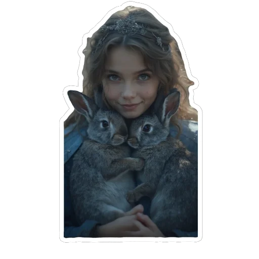 🐇 Стикер «Real life» для Telegram