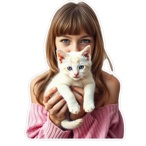 🐱 Стикер «Real life» для Telegram