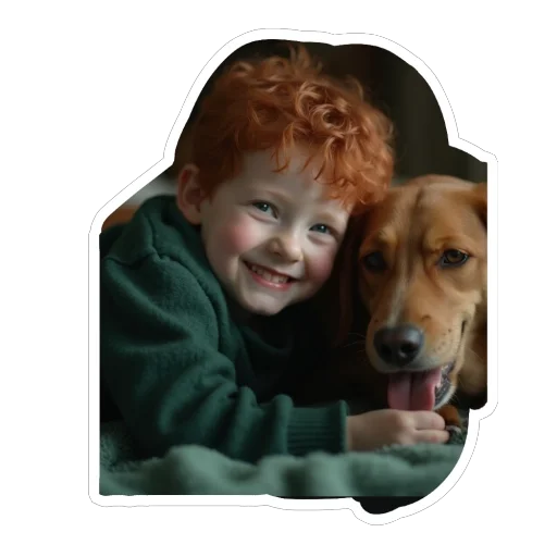 🐶 Стикер «Real life» для Telegram