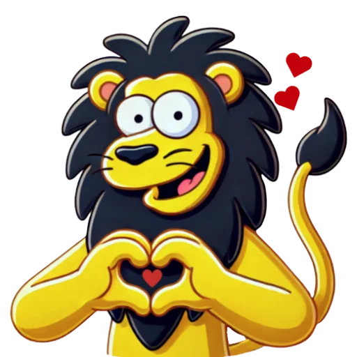 😘 Стикер «real lions app» для Telegram