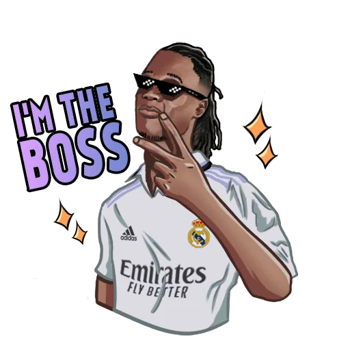 😎 Стикер «Real Madrid Stickers» для Telegram