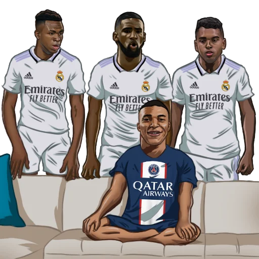 🔞 Стикер «Real Madrid Stickers» для Telegram
