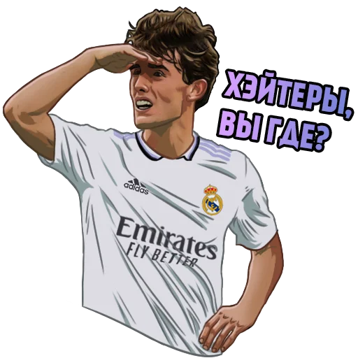 🤫 Стикер «Real Madrid Stickers» для Telegram