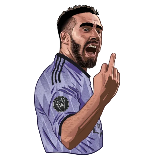 🖕 Стикер «Real Madrid Stickers» для Telegram