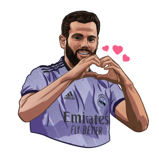 🫶 Стикер «Real Madrid Stickers» для Telegram
