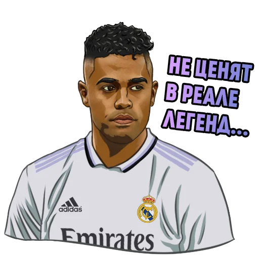 Стикерпак Real Madrid Stickers для Telegram